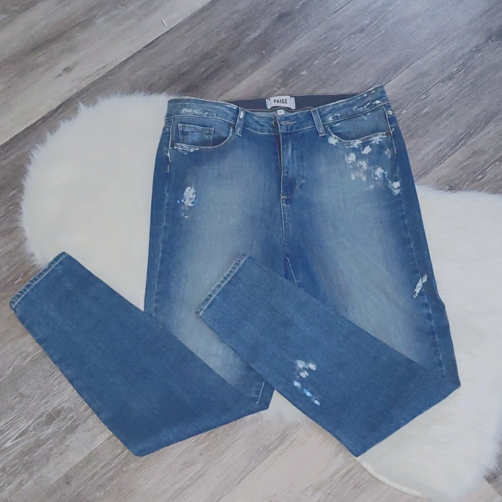 ‼️PAIGE Hoxton Ankle Jeans In Indigo Artisan‼️